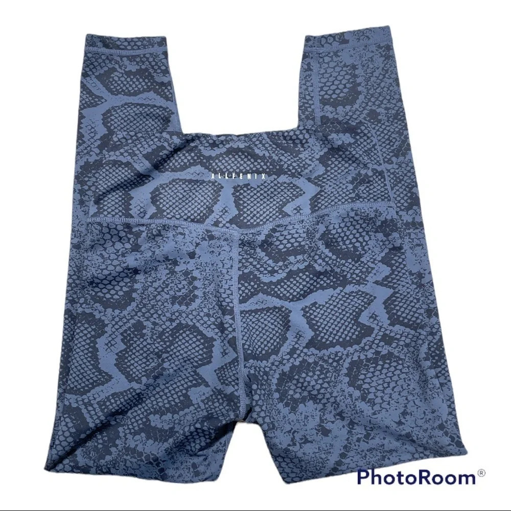 All Fenix Charcoal Python Print Leggings High Ris… - image 5